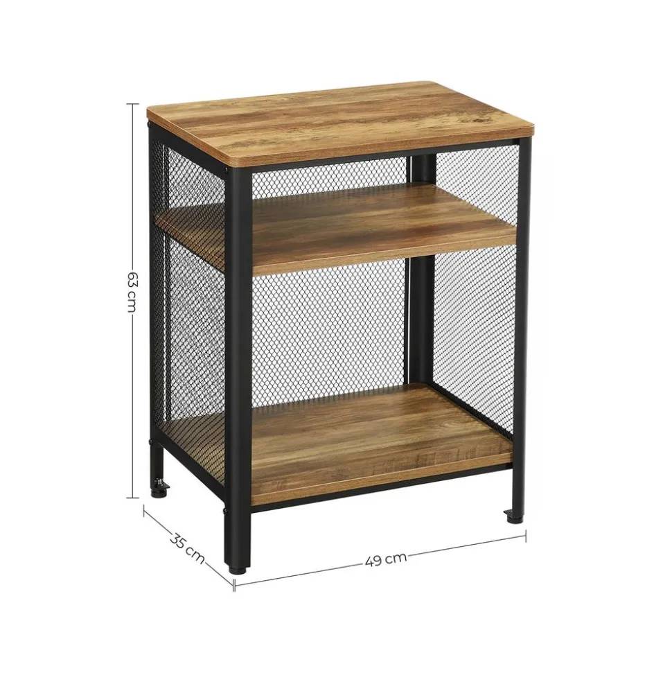 Shop SONGMICS Table d’appoint 3 niveaux Blanc