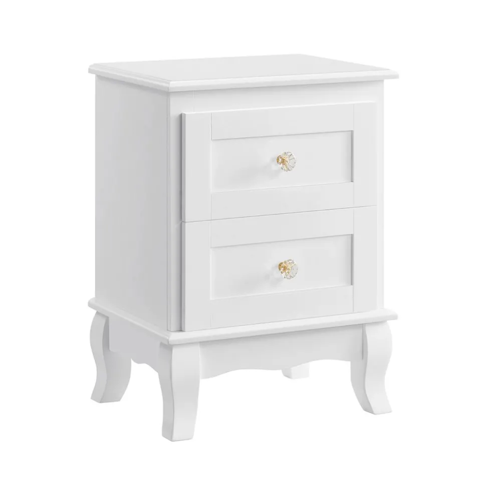 Cheap SONGMICS Table d’appoint avec multiprise marron rustique et noir classique