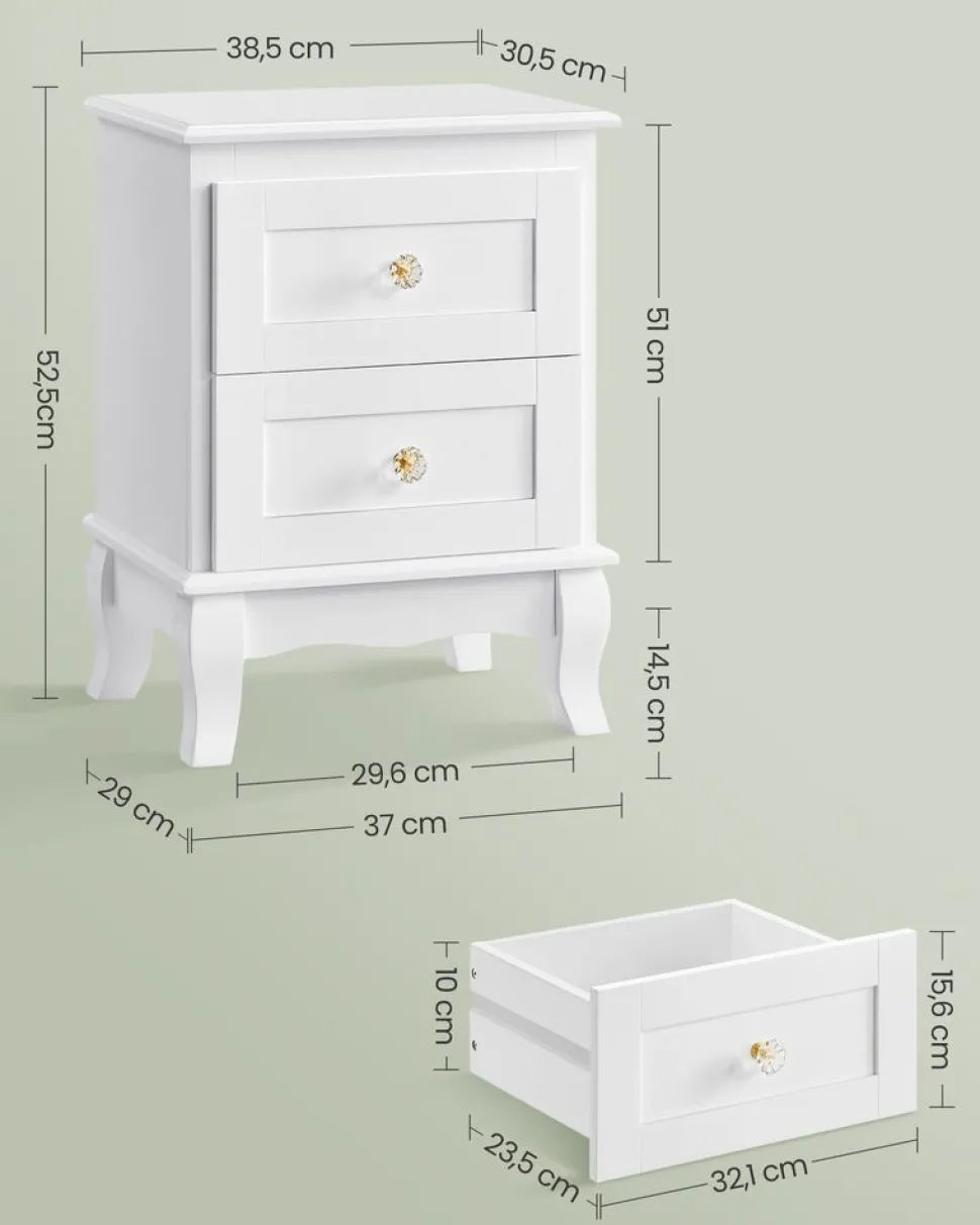 Cheap SONGMICS Table d’appoint avec multiprise marron rustique et noir classique