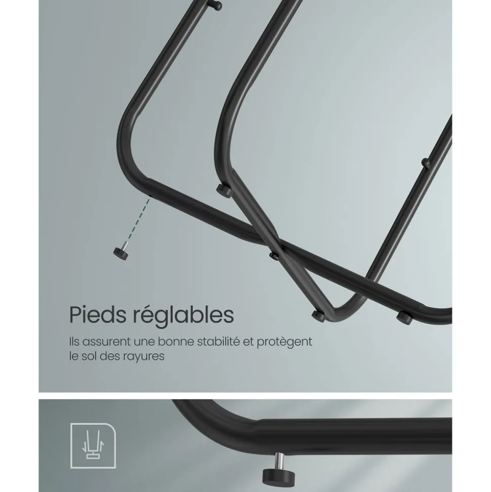 Best Sale SONGMICS Table d’Appoint avec Multiprise Marron ChêNe + Blanc