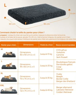 Store SONGMICS Table d’appoint avec panier en tissu blanc mat et marron