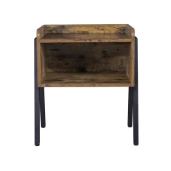 Cheap SONGMICS Table d'appoint casier industriel Marron Rustique