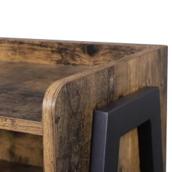 Cheap SONGMICS Table d'appoint casier industriel Marron Rustique