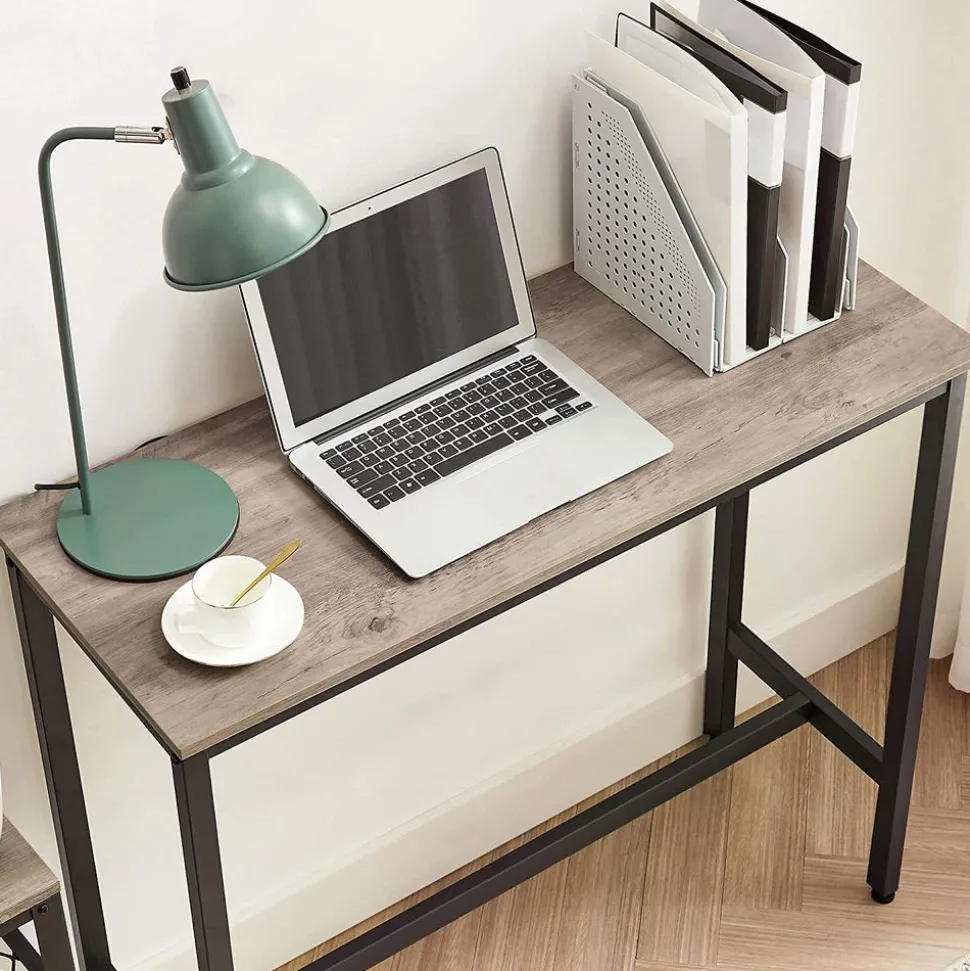 Sale SONGMICS Table d’appoint en forme de c 2 ports usb et prises noir boisé