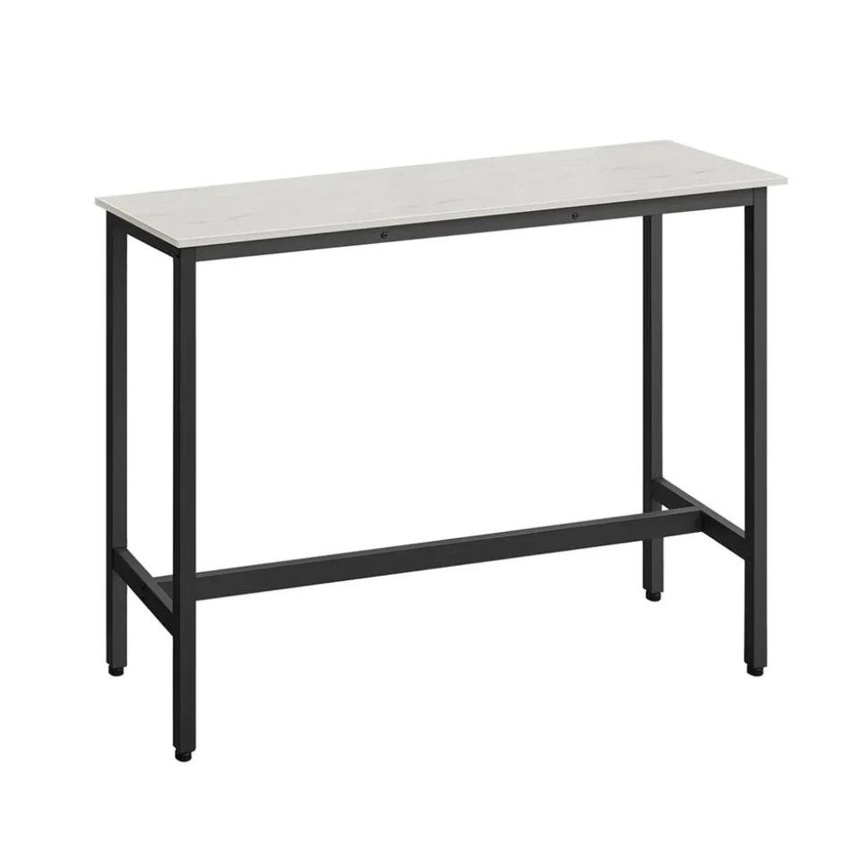 Sale SONGMICS Table d’appoint en forme de c 2 ports usb et prises noir boisé