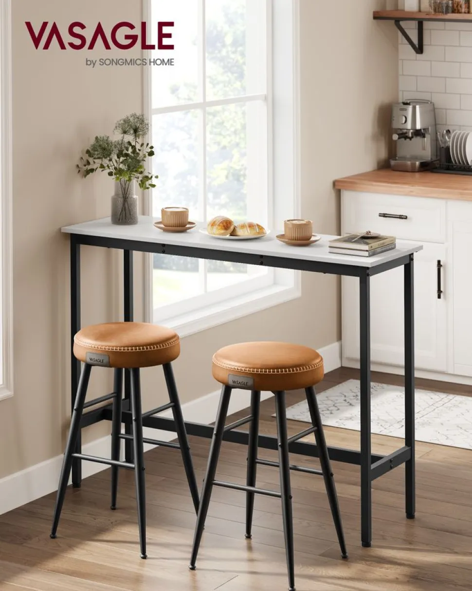 Sale SONGMICS Table d’appoint en forme de c 2 ports usb et prises noir boisé