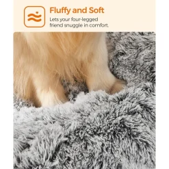 Best SONGMICS Table d’appoint en forme de c avec sac de rangement en tissu noir boisé