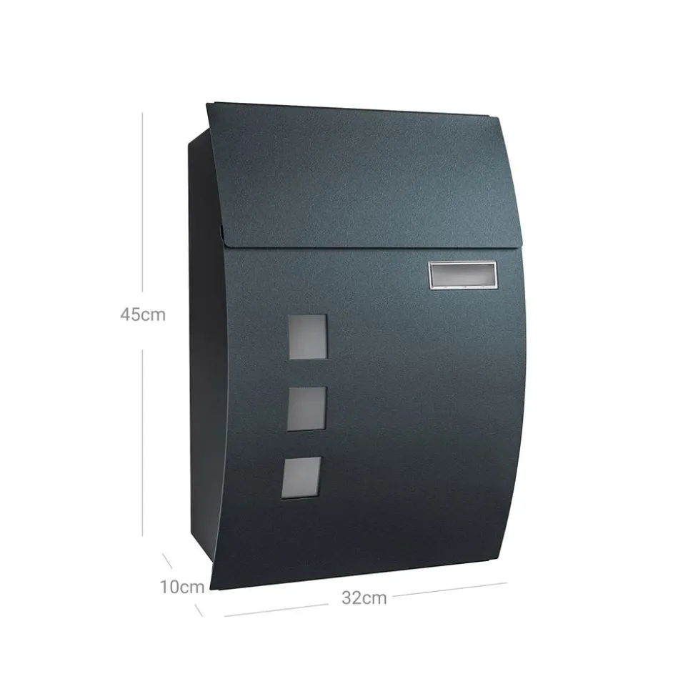 Best SONGMICS Table d’appoint fine multiprise 3 niveaux marron rustique