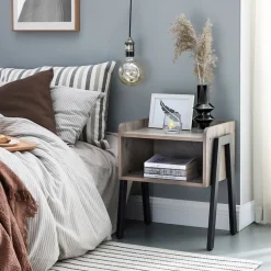 Best Sale SONGMICS Table d'appoint grège