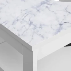 Shop SONGMICS Table d'appoint grille Marron Rustique + Noir II