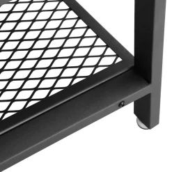 Store SONGMICS Table d'appoint maille industriel Marron Rustique