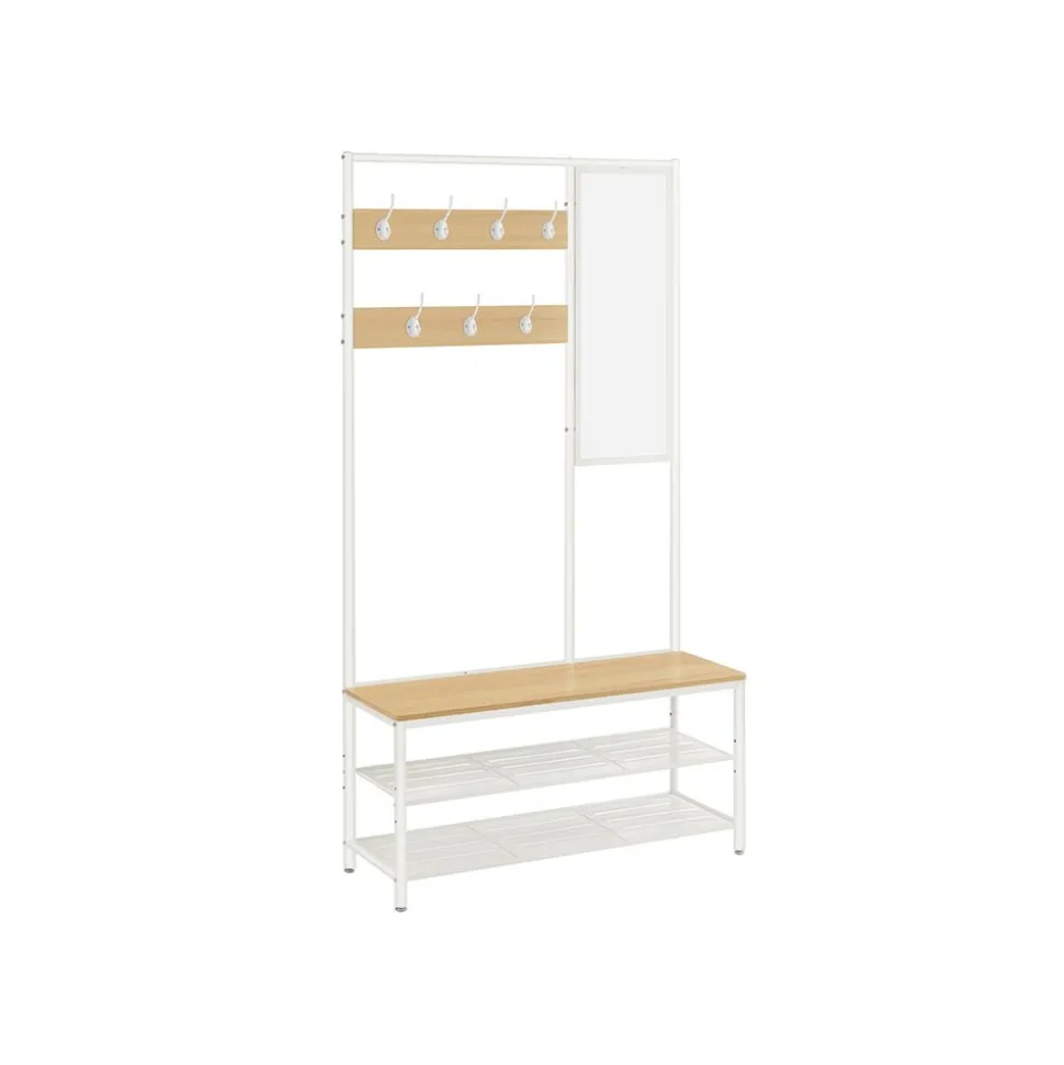 Store SONGMICS Table d’appoint ouverte Brun Vintage Noir