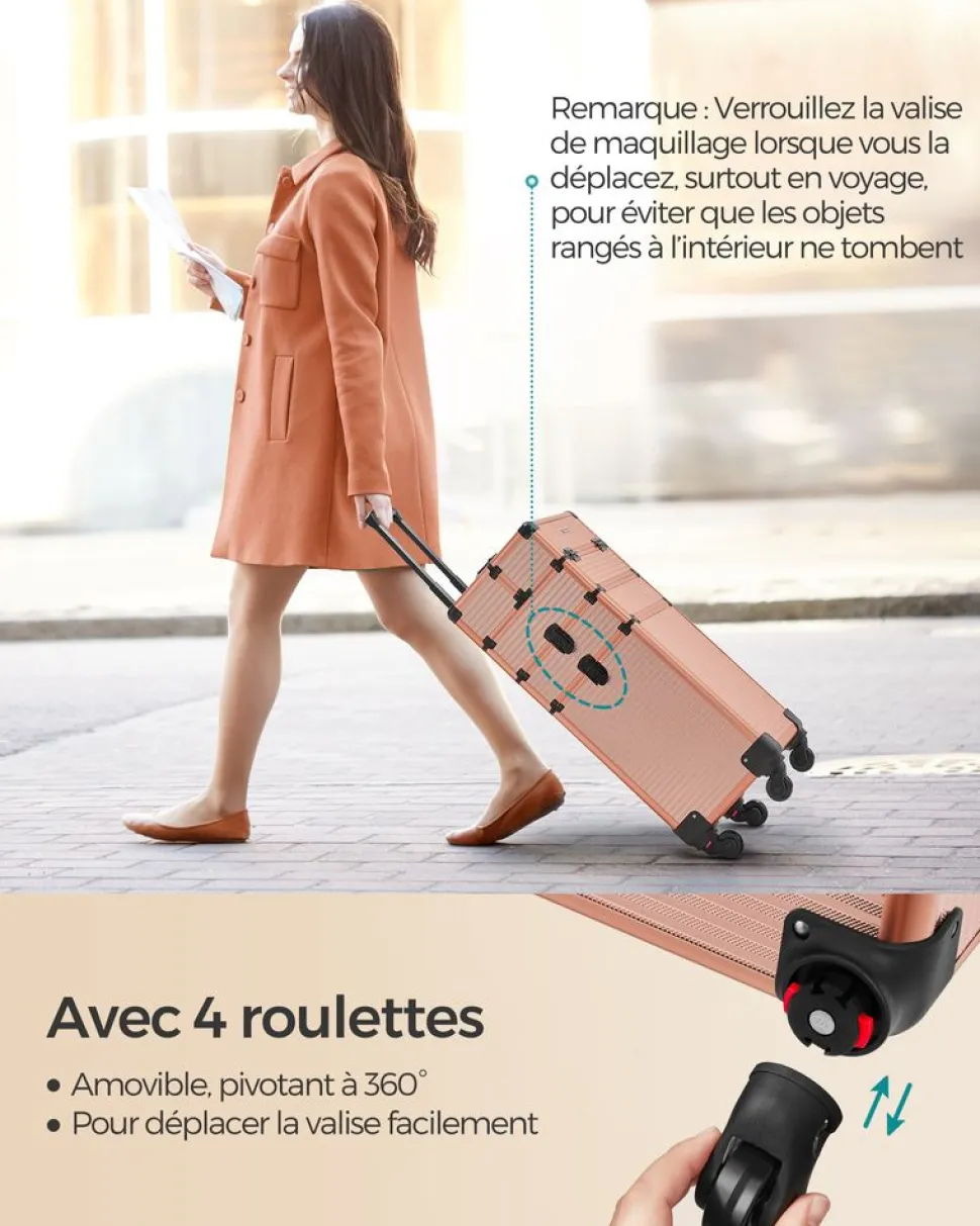 Best Sale SONGMICS Table d’appoint ronde à 2 niveaux blanc marbré et noir Blanc Marbré + Noir