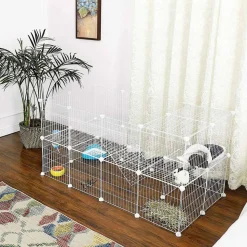 Hot SONGMICS Table d’appoint ronde à 2 niveaux blanc marbré