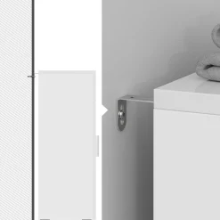 Outlet SONGMICS Table d'appoint ronde industriel Brun Vintage Noir