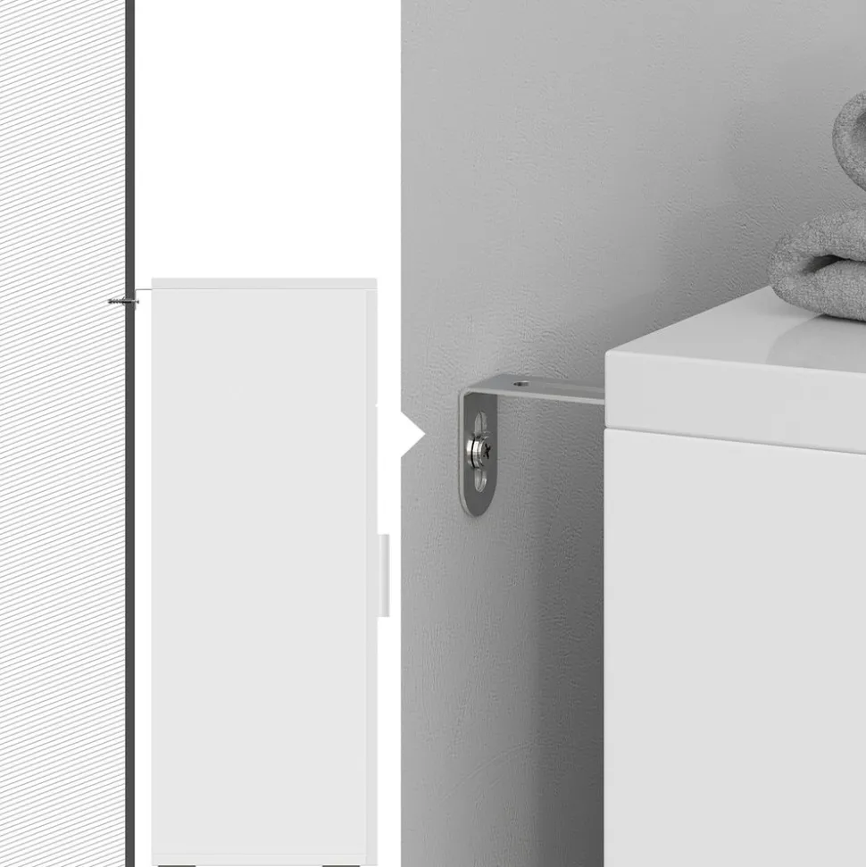 Outlet SONGMICS Table d'appoint ronde industriel Brun Vintage Noir