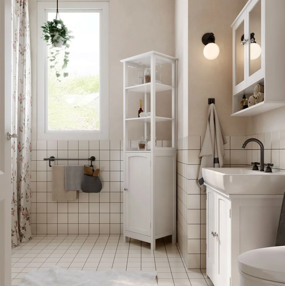 Sale SONGMICS Table d'appoint verre dé Or