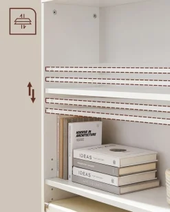 Cheap SONGMICS Table d'appoint verre industriel Marron Rustique