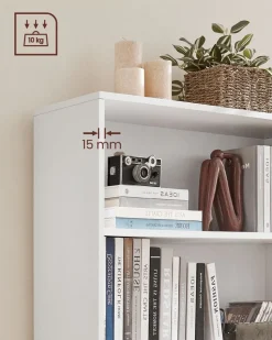 Cheap SONGMICS Table d'appoint verre industriel Marron Rustique