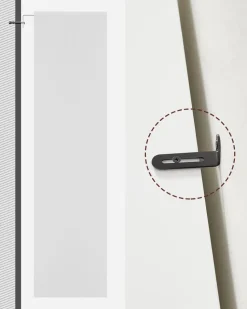 Cheap SONGMICS Table d'appoint verre industriel Marron Rustique