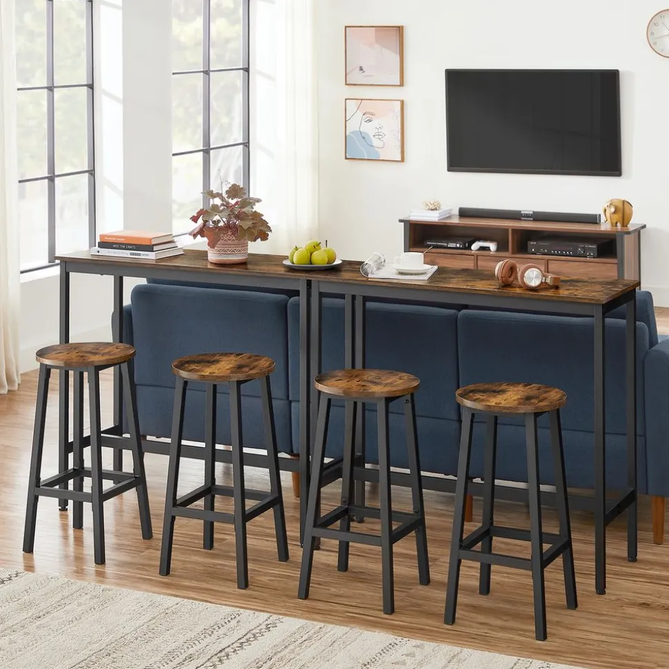 New SONGMICS Table de bar 100 cm