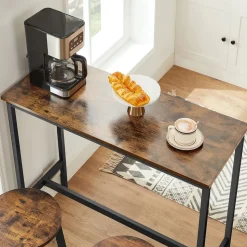 New SONGMICS Table de bar 100 cm