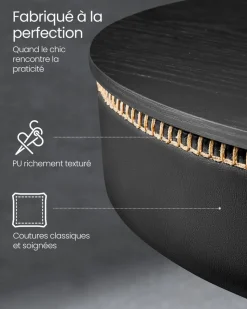 Sale SONGMICS Table de bar 40 x 99,8 x 104,6 cm marron cendré