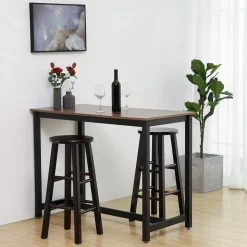 Clearance SONGMICS Table de bar industriel