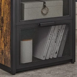 New SONGMICS Table de chevet 2 compartiments Noir