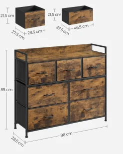 Shop SONGMICS Table de chevet avec multiprise 3 Tiroirs blanc nuage