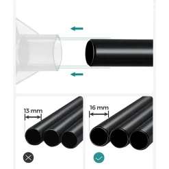 Shop SONGMICS Table de chevet avec tiroir Blanc Mat