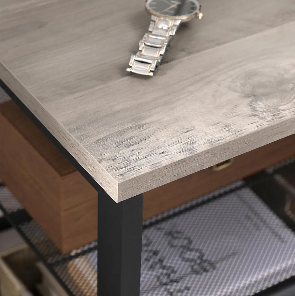 Sale SONGMICS Table de chevet maille grège