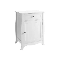 Discount SONGMICS Table de chevet scandinave Blanc