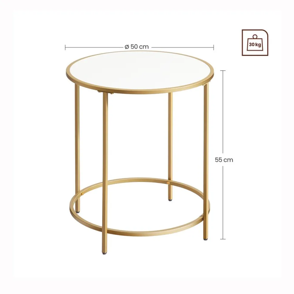 Outlet SONGMICS Table de chevet tiroir industriel Marron Rustique