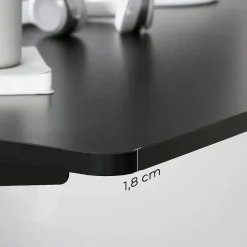 Clearance SONGMICS Table de lit Marron Rustique