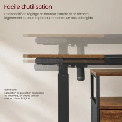 Cheap SONGMICS Table de lit bambou Couleur Du Bois