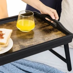 Best SONGMICS Table de lit marron rustique Noir