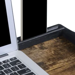 Best SONGMICS Table de lit marron rustique Noir