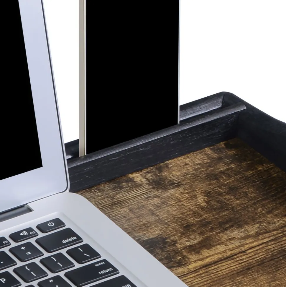 Best SONGMICS Table de lit marron rustique Noir