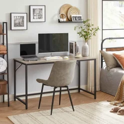 Fashion SONGMICS Table de lit marron rustique Marron Rustique + Noir