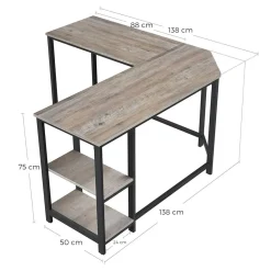 Online SONGMICS Table de lit pliable PC portable Couleur Du Bois