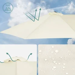 New SONGMICS Table de nuit avec multiprise 2 prises électriques 2 ports usb blanc nuage