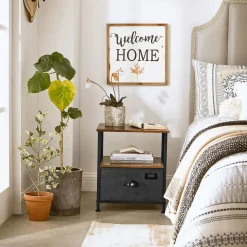 Flash Sale SONGMICS Table de nuit tiroir tissu