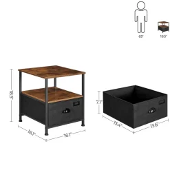 Flash Sale SONGMICS Table de nuit tiroir tissu