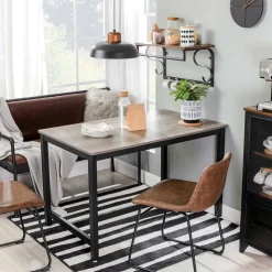 Best Sale SONGMICS Table de salle à manger pour 4 personnes Noir