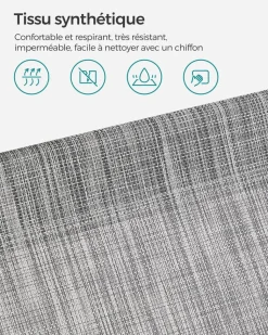 Hot SONGMICS Table d’entrée doré et transparent Doré + Transparent