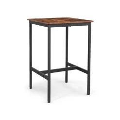 Online SONGMICS Table haute industriel Brun Vintage Noir