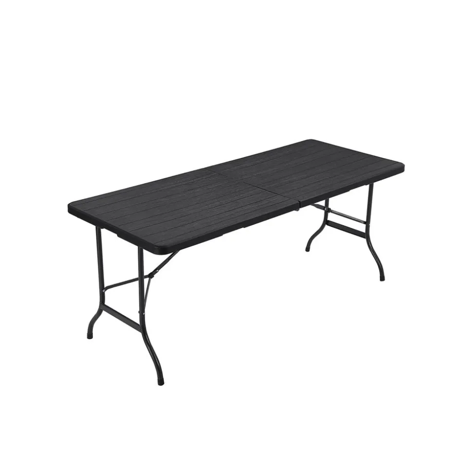 Store SONGMICS Table jardin noir Blanc