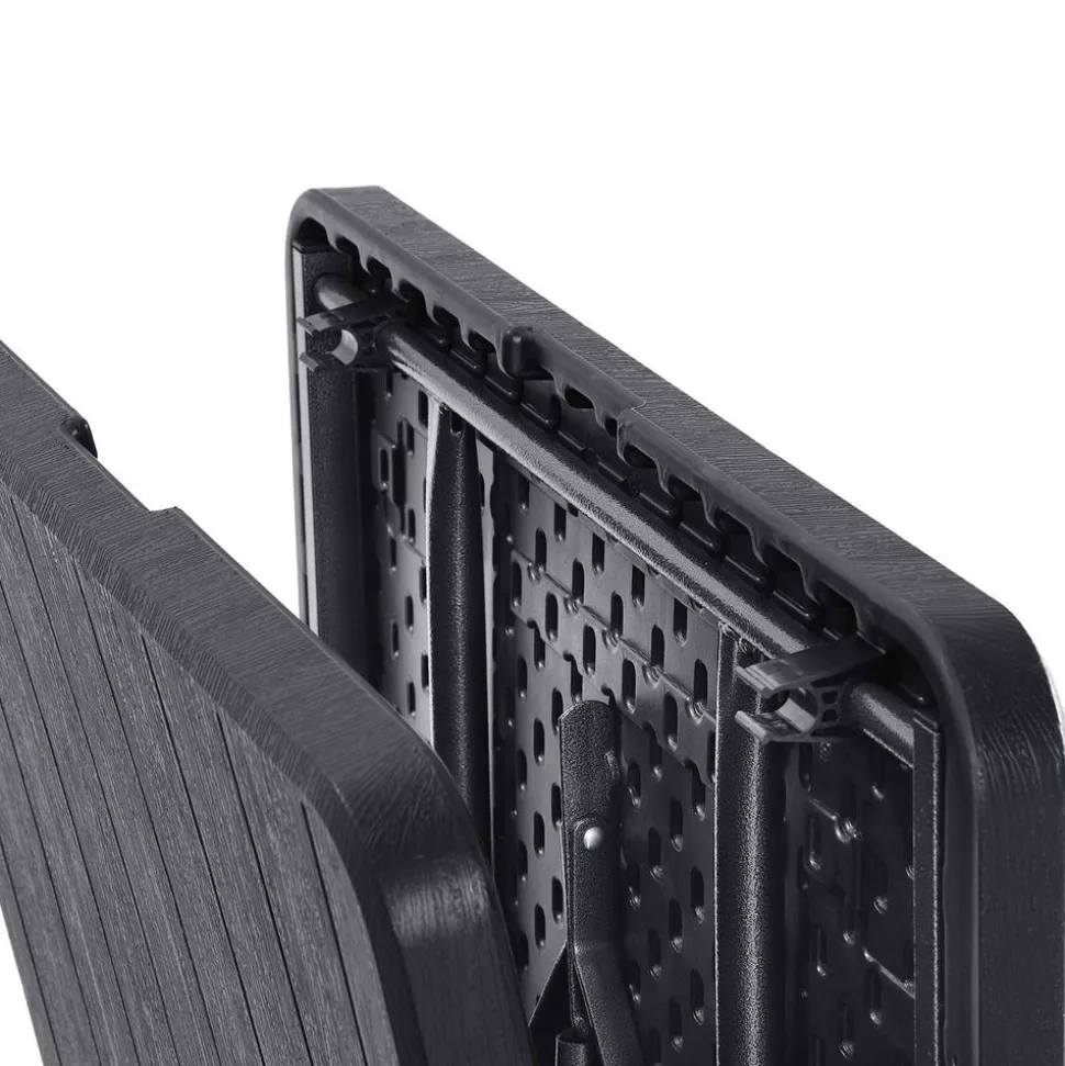 Store SONGMICS Table jardin noir Blanc