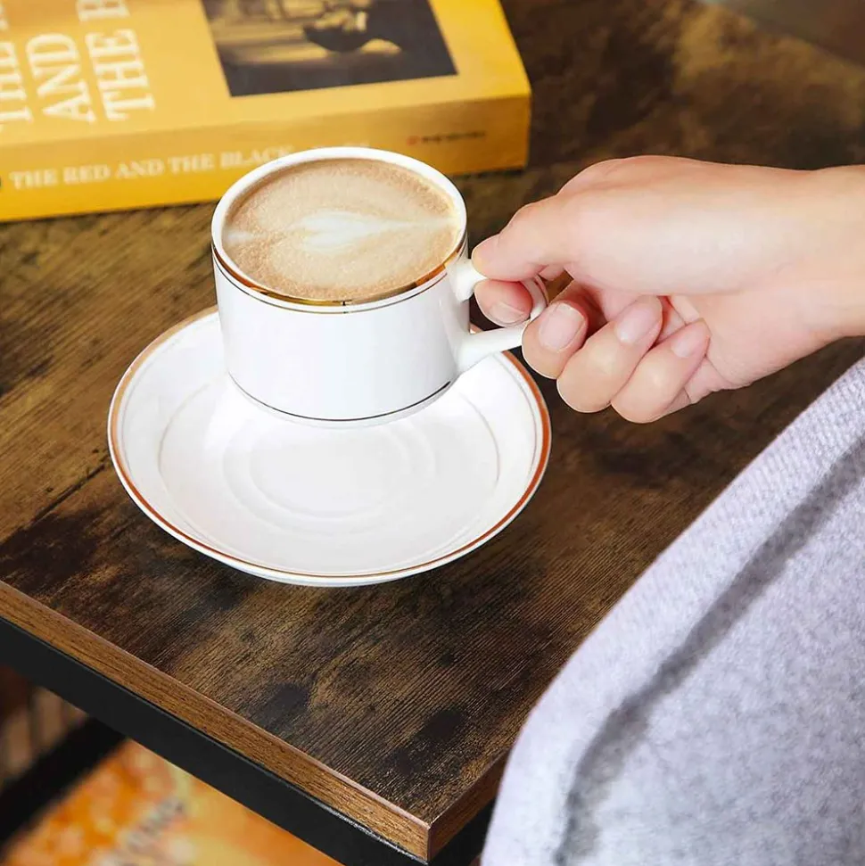 Shop SONGMICS Table panière industrielle